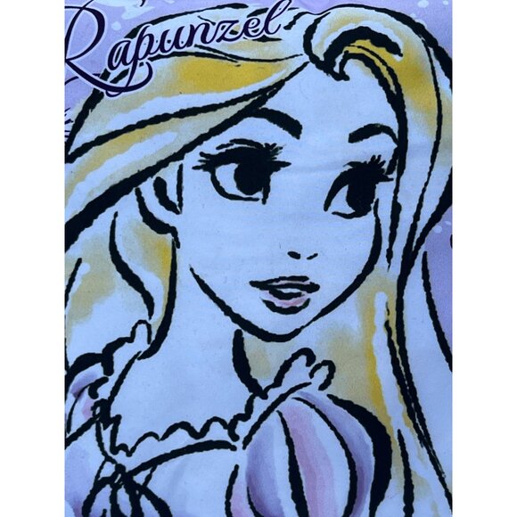 Rapunzel 11" Accent Pillow Watercolor Pastels Art Modern Vibe Tangled - Picture 7 of 8